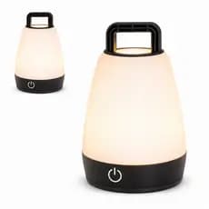 Luminaria Abajur LED Portátil Camping 3 Níveis Luz Lanterna com Alça a Pilha para Criança e Decoração