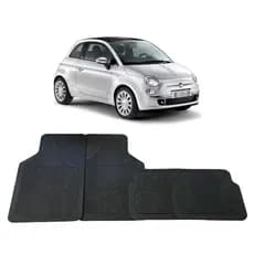 Jogo Tapete Borracha Para Fiat 500