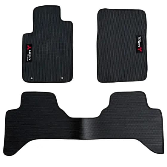 JOGO TAPETE BORRACHA PREMIUM PARA MITSUBISHI L200 INTEIRIÇO 2008 2009 2010 2011 2012 2013 2014 2015 2016 2017 2018 2019