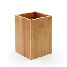 Porta talher de Bambu 12x9cm CX243