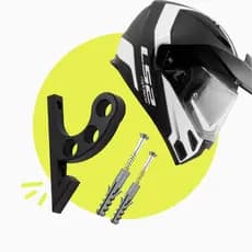 Suporte de Parede para Capacete de Moto – Organizador– Resistente