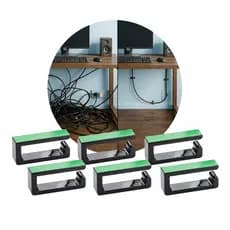 Organizador de cabos e fios para mesa oculto