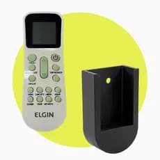 Suporte Controle de Ar Condicionado ELGIN de Parede para com Fita Dupla Face – Organização Prática