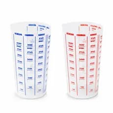 Copo Plástico Graduado Dosador 500ml – Medidor de Receitas para Cozinha