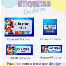 Kit de Etiquetas tema roblox, Etiqueta escolar Roblox, Etiqueta escolar personalizada roblox, etiqueta escolar roblox