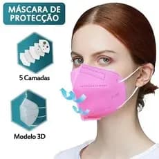 Máscasras Kn95 5 Camadas Proteção Respiratória com 10 unidade PFF2, N95
