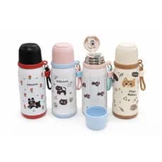 Garrafa Térmica 500ml Gatinho | Aço Inox | Tampa com Trava | Mantém Frio e Quente