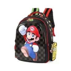 Mochila de Costas Infantil Super Mario Black Luxcel