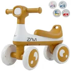 Bicicleta De Equilíbrio Infantil 4 Rodas Sem Pedal Com Luz E Som Bebê 1 a 3 Anos