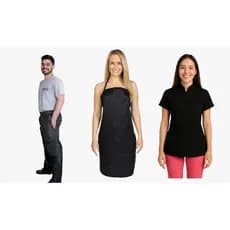 COMBO TOSADOR UNISSEX JALECO, CALÇA E AVENTAL IMPERMEAVEL