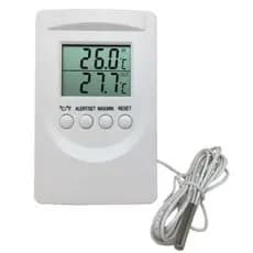 Termômetro Digital Alarme Temperatura Máxima e Mínima Interno e Externo Certificado de Calibração Geladeira Freezer