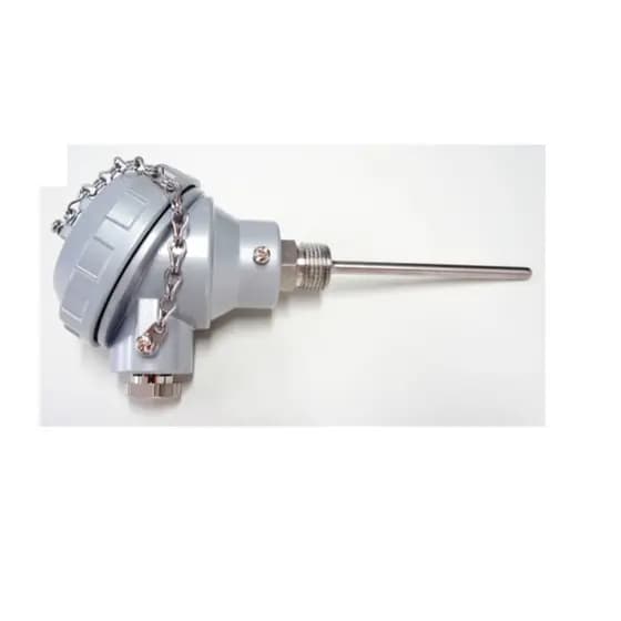 Sensor Termoresistência Pt100 6x150 Mm (15 Cm) haste inox Cabeçote Pequeno 1/2 bsp até 300 C temperatura industria