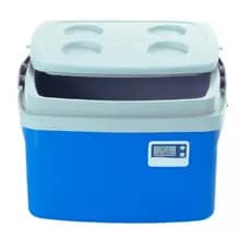 Caixa Térmica 12 Litros Cooler Termômetro Digital Máxima e Mínima Ideal Para Transporte De Vacinas Medicamentos Bebidas