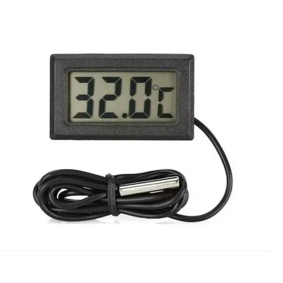 Termômetro Digital LCD Freezer Estufa Chocadeira Geladeira cabo 1 metro Certificado de Calibração Congelador embutir