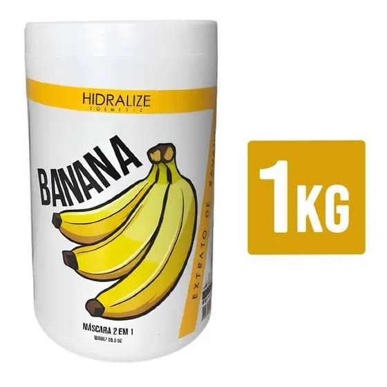 Mascara De Hidratacao E Fortalecimento Capilar Hidralize 1kg Nutricao Reconstrucao Extrato de Banana