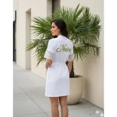 Robe Noiva Com Renda Na Manga Tecido Luxo Sem Brilho