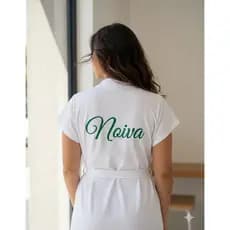 Robe Noiva Bordado Tecido Luxo Sem Brilho