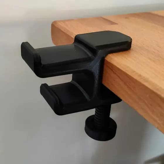 Suporte Para Headset ou fone de ouvido Ajustavel Para Mesas