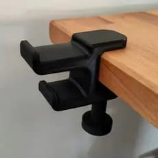 Suporte Para Headset ou fone de ouvido Ajustavel Para Mesas
