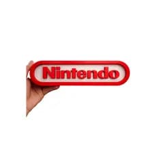Luz LED Nintendo USB Luminária Decorativa Gamer Geek