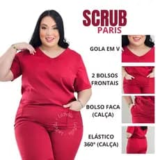 Pijama Cirúrgico Conjunto Hospitalar-unissex-scrub-Gabardine PH
