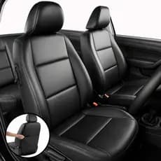 Jogo de Capas 100% Couro Para Todos Bancos Automotivo Carro Impermeável Universal Com Porta Revistas