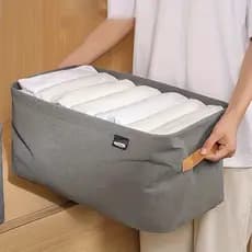 Kit Organizador 46 x 28x 20cm De Calça Jeans/Organizador De Guarda Roupa Arrumados/Separador De Roupa