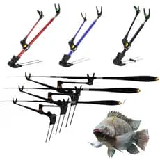 Novo Suporte Para Vara Pesca Telescopio Ultra Light Para Pesqueiro Barranco Ação Rapida, Rela Tilápia Na Batida Promoção