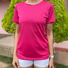 Baby Look Feminina Dry Fit Academia, Camiseta Dry Fit Feminina