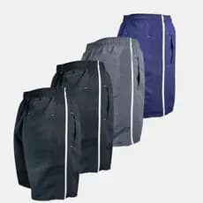 Kit 4 Bermudas Tactel Masculina Academia Corrida Musculação 3 Bolsos