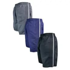 Kit 3 Bermuda Masculina Tactel Bolsos Academia Praia Corrida