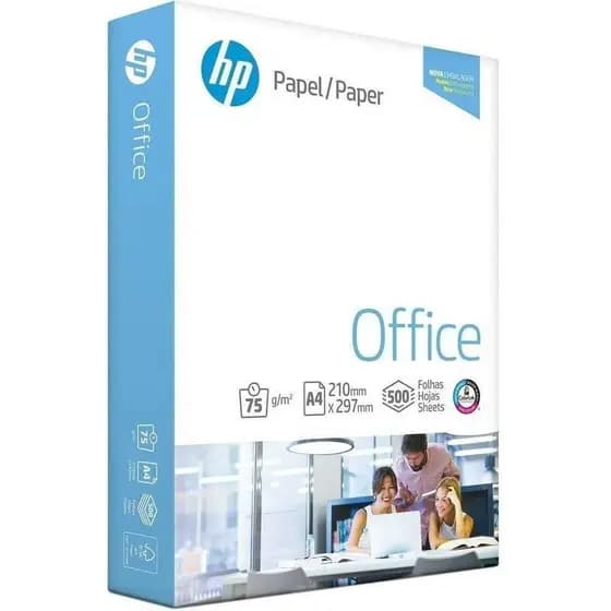 PAPEL SULFITE HP OFFICE A4 75G 210 MM X 297 MM 500 FOLHAS