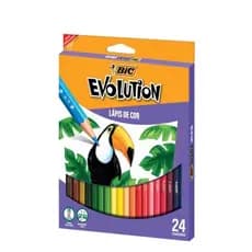 LAPIS COR BIC EVOLUTION HEXAGONAL 24 CORES 902638