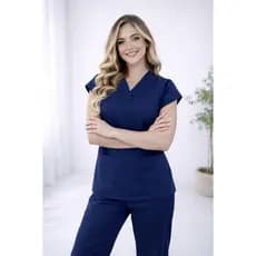 Conjunto Pijama Cirúrgico Scrub Hospitalar | Feminino | Acinturado | Tecido oxfordine