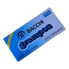 Grampos p/grampeador 26/6 cx c/5.000 unds Cobreado  (ENVIO IMEDIATO) c/NFe!!
