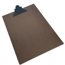 Prancheta Madeira Eucatex oficio c/ Garra Plastica