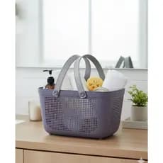 Cesta Telada Fruteira Organizadora Decorativa Multiuso Quadrado com Alça
