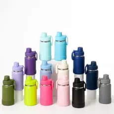 Garrafa Térmica TR-015 350ml com Capa Protetora De Silicone