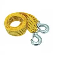 Cabo de Reboque Nylon tração cinta, cinto de tração, ferramenta de resgate de emergência, 3M e 3Toneladas AMARELO
