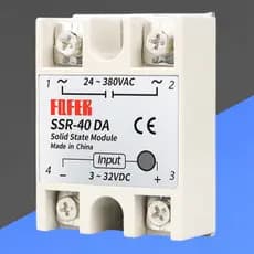 Relé De Estado Sólido 40A 60A 80A 100A Fotek Original Entrada Dc Carga AC