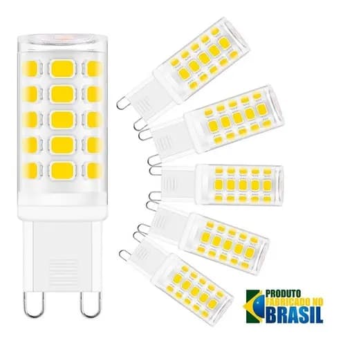 Lâmpada Led Halopin G9 9w Branco Frio ou Branco Quente