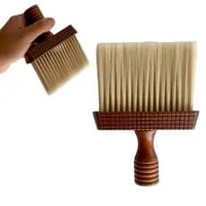 Espanador De Cabelo Barbeiro Madeira Barbearia Profissional