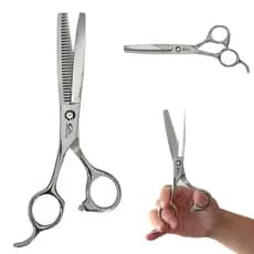 Tesoura Para Canhoto Desfiadeira Invertida Profissional 6.0