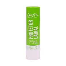 Protetor Labial Sabores Griffty Maquiagens Lábios Proteção Hidratante Menta