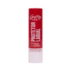 Protetor Labial Sabores Griffty Maquiagens Lábios Proteção Hidratante Morango