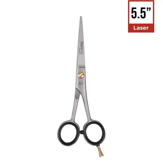 Tesoura cabelo Fio Laser 5.5 G070 Griffty Inox Corte Cabelo Cabelereiro Salão Beleza