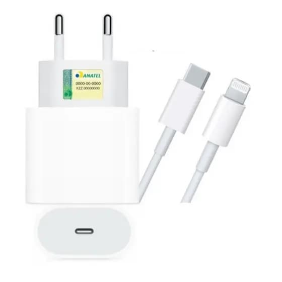 Carregador iPhone Turbo 20W iPhone 11 XR XR 12 Pro Max IOS Apple