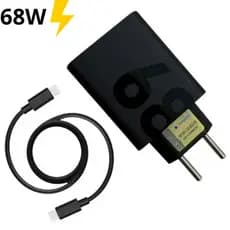 Carregador 68W A53 A54 A73 S20 Fe S22 S23+ S24 Ultra Redmi Note 10 Poco X6 Xiaomi 12, Xiaomi 13 Carregador Tipo C Turbo