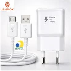 Carregador V8 Turbo K4 K8 K9 K10 K11 K12 Q6 Q7 k40s k20 k22 Plus J2 J5 J7 A10S A01 Core A02 A03 M10 Carregador Micro USB