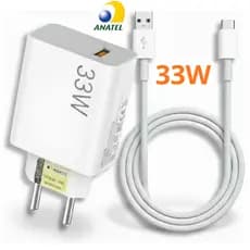 Carregador Turbo 33W para Xiaomi Redmi9 Mi 11 Lite Note 8 Pro Poco X4 Pro Poco X5 X6 Poco F1 Mi 8 Lite Carregador Tipo C
